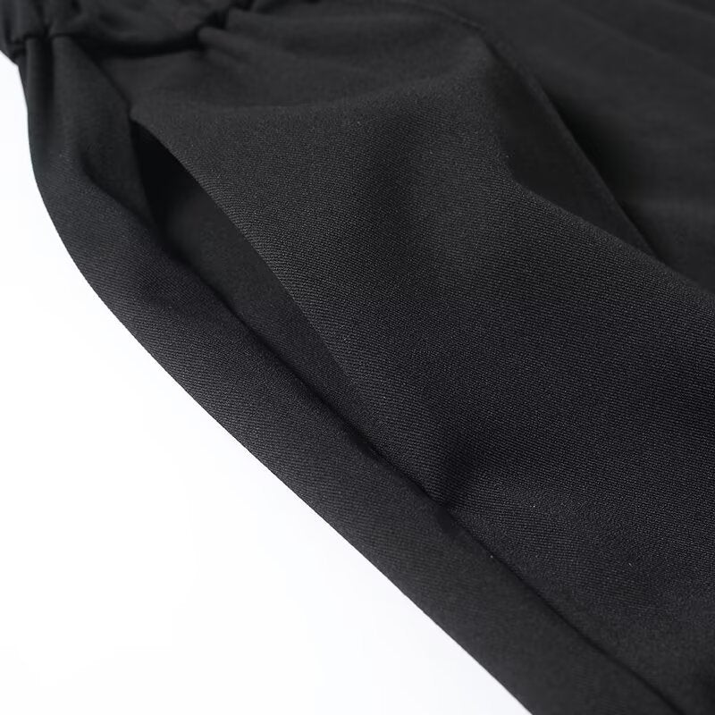 Women's lantern version casual curved knife pants