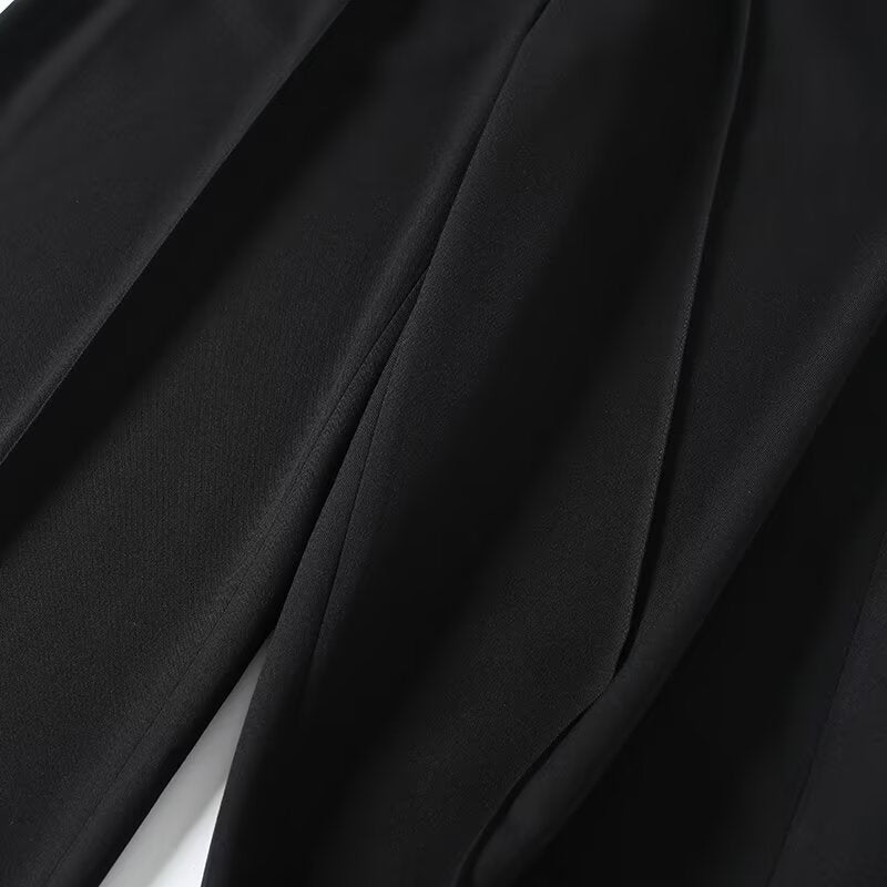 Women's lantern version casual curved knife pants