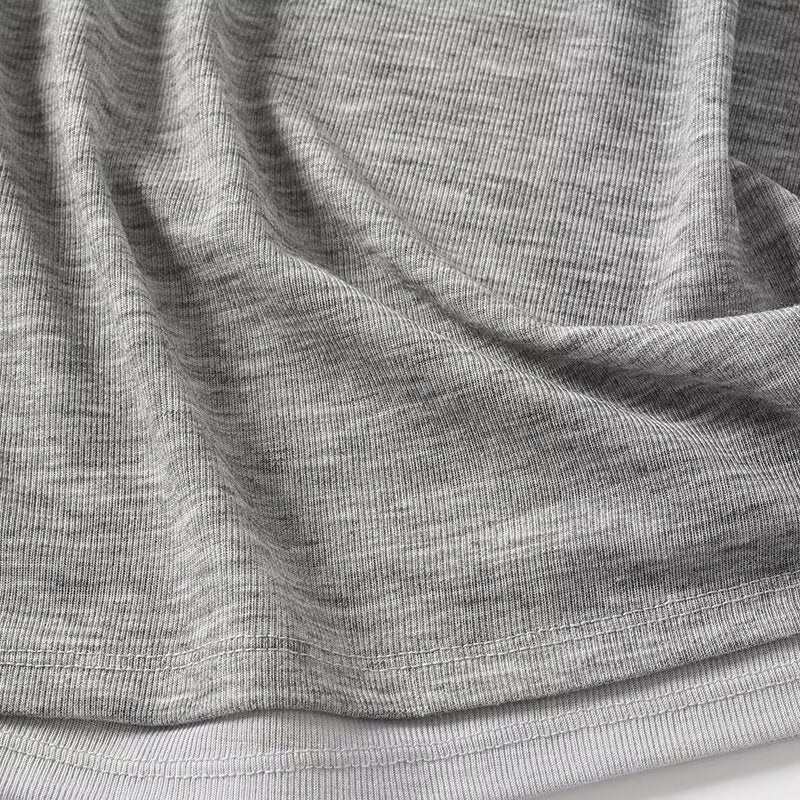 Women's Two tone Edge Sleeveless Vest T-shirt