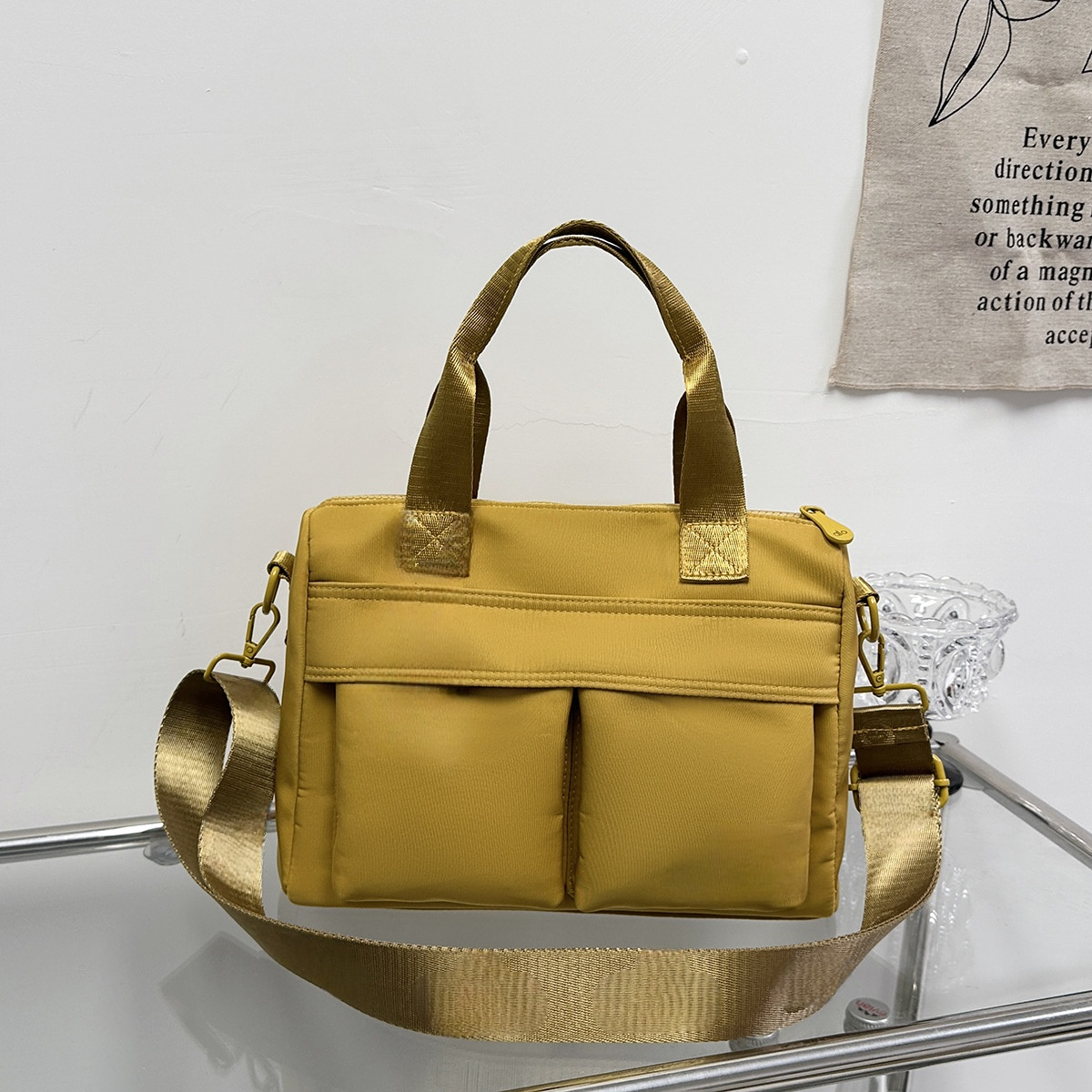 #129 women's new nylon cloth bag Joker one-shoulder diagonal bag