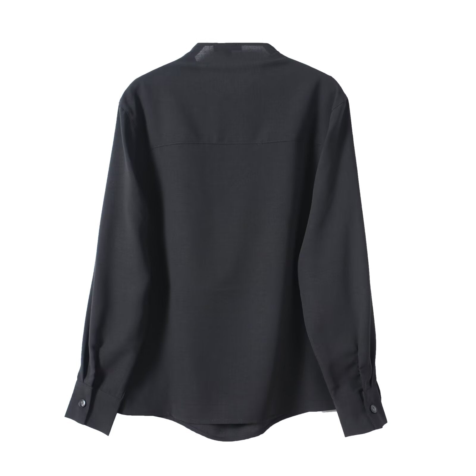 Women's Chinese style long sleeved button up shirt
