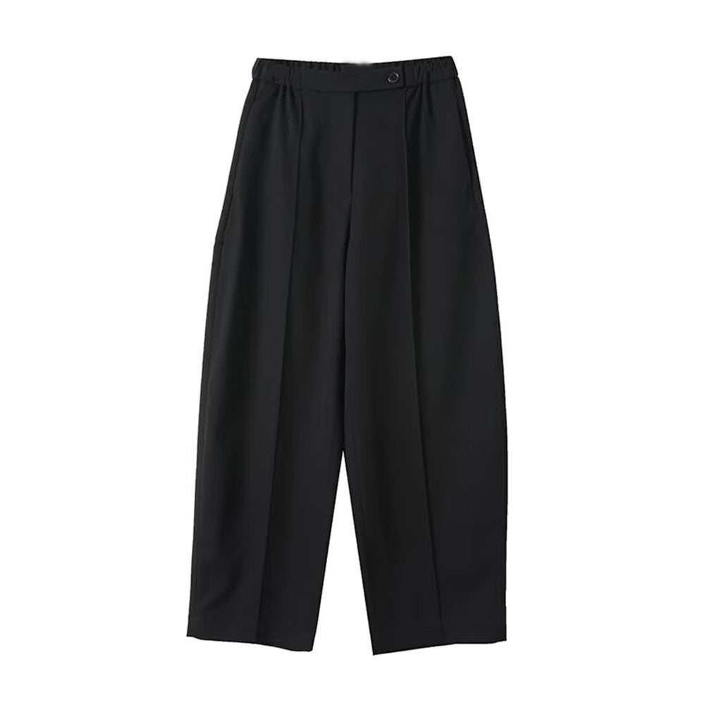 Women's lantern version casual curved knife pants